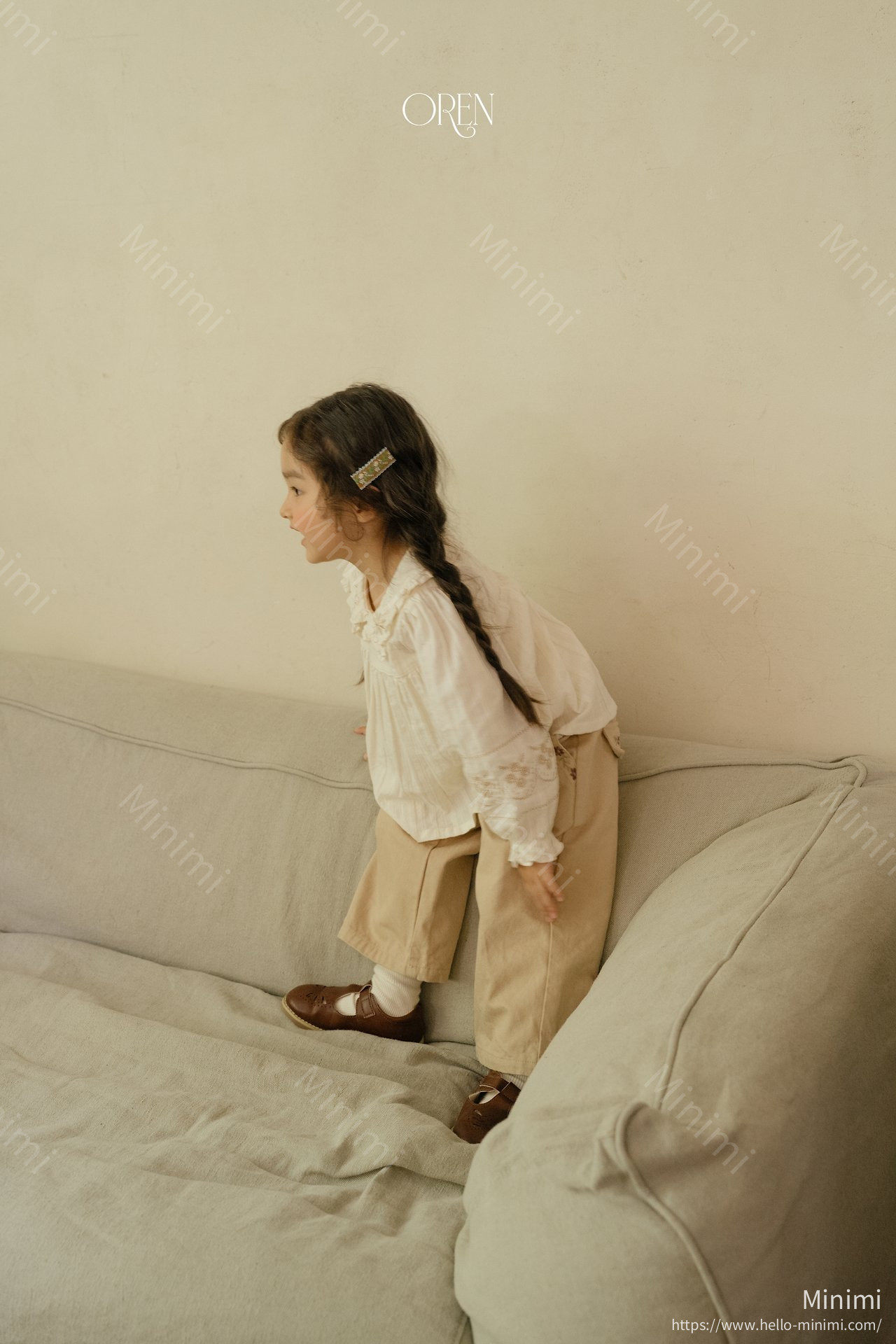 Oren Honey Beige Blouse 細節圖 7