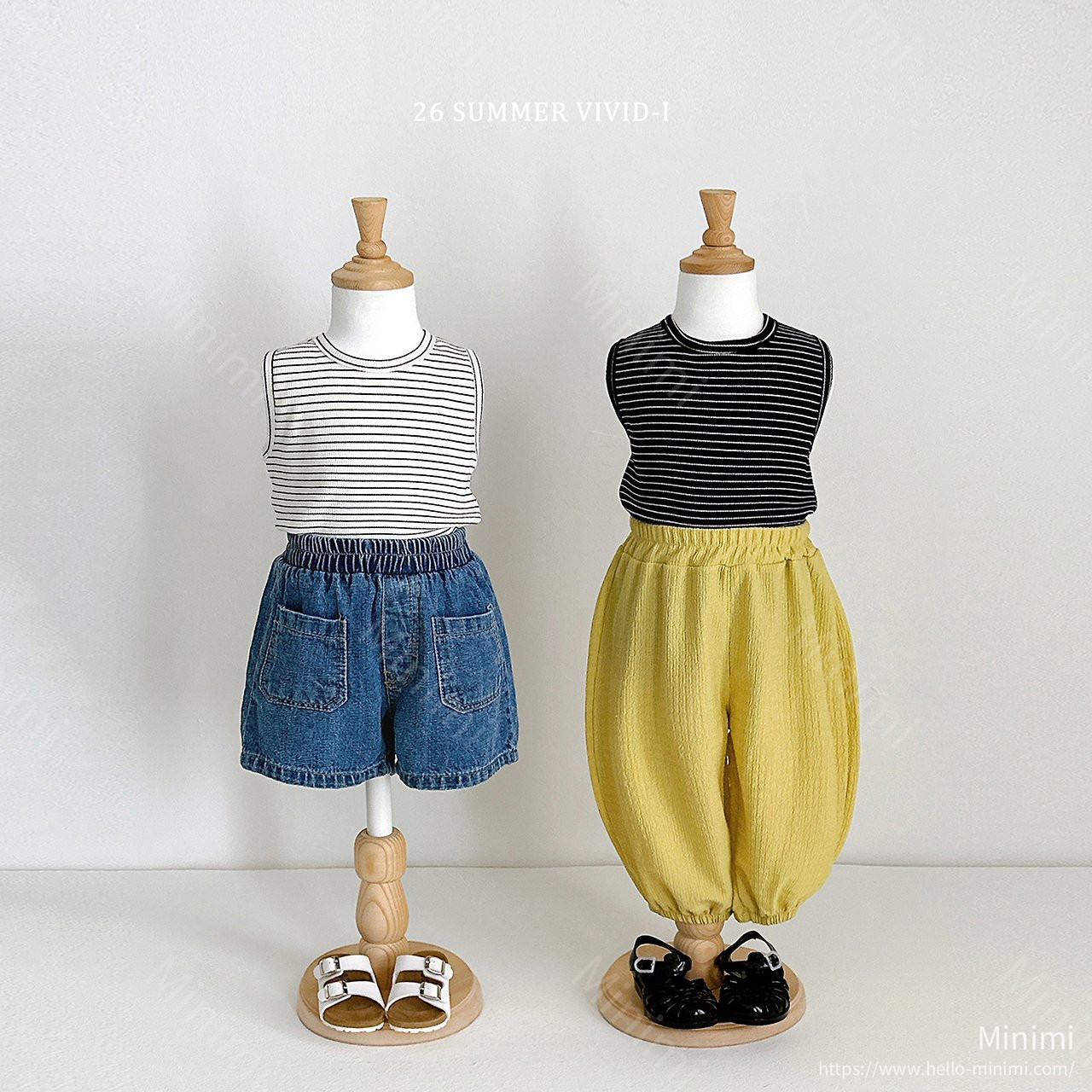 VIVID-I (Event) Striped Ribbed Sleeveless Top 細節圖 19