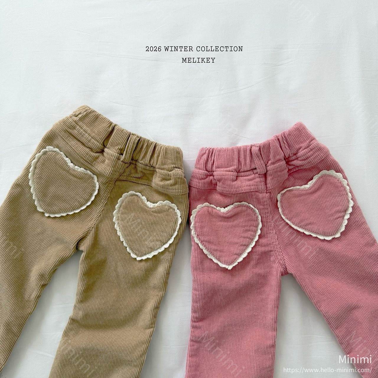 Melikey Corduroy Heart Bootcut 細節圖 28