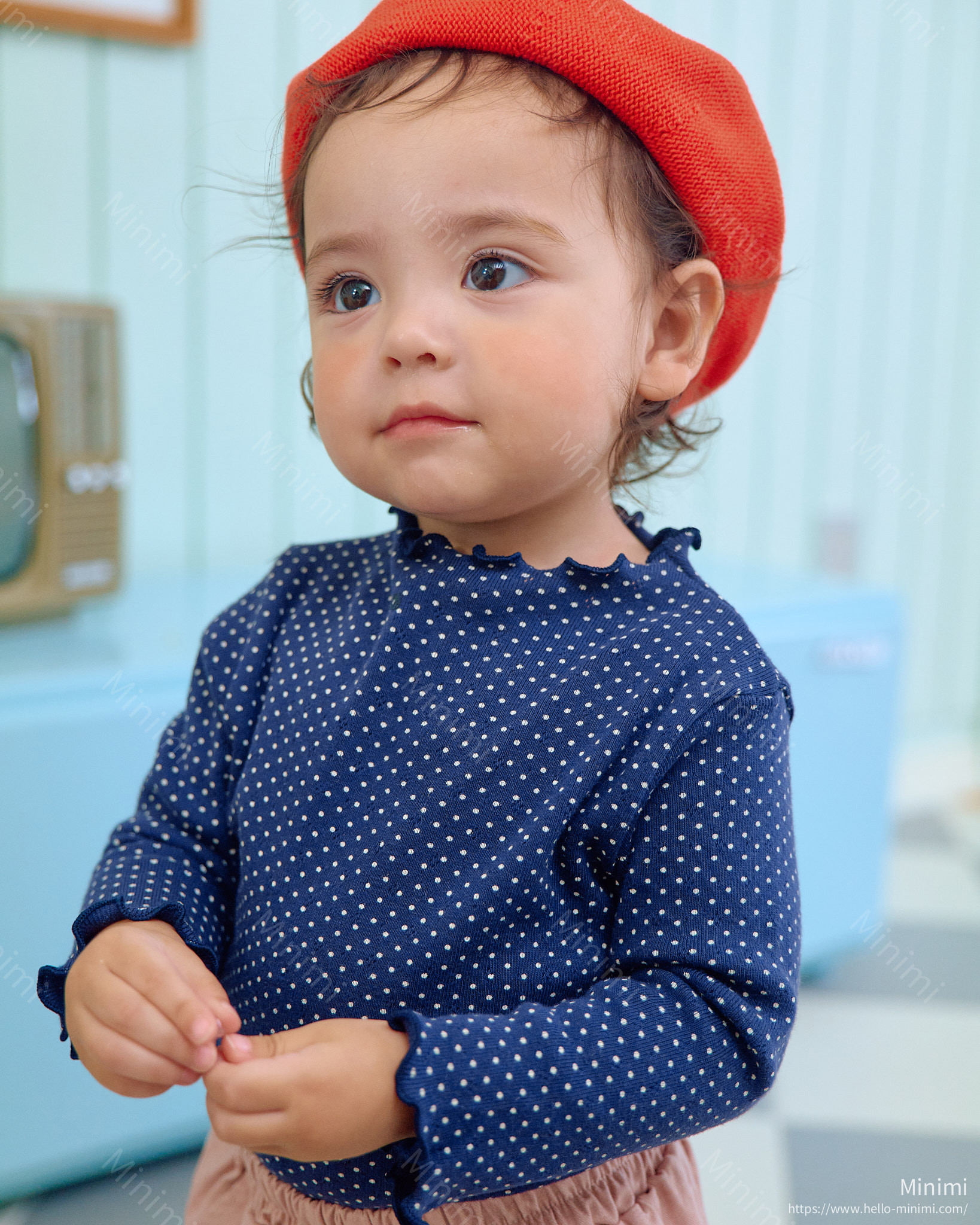 oott bebe Dot Ruffle T-shirt 細節圖 24