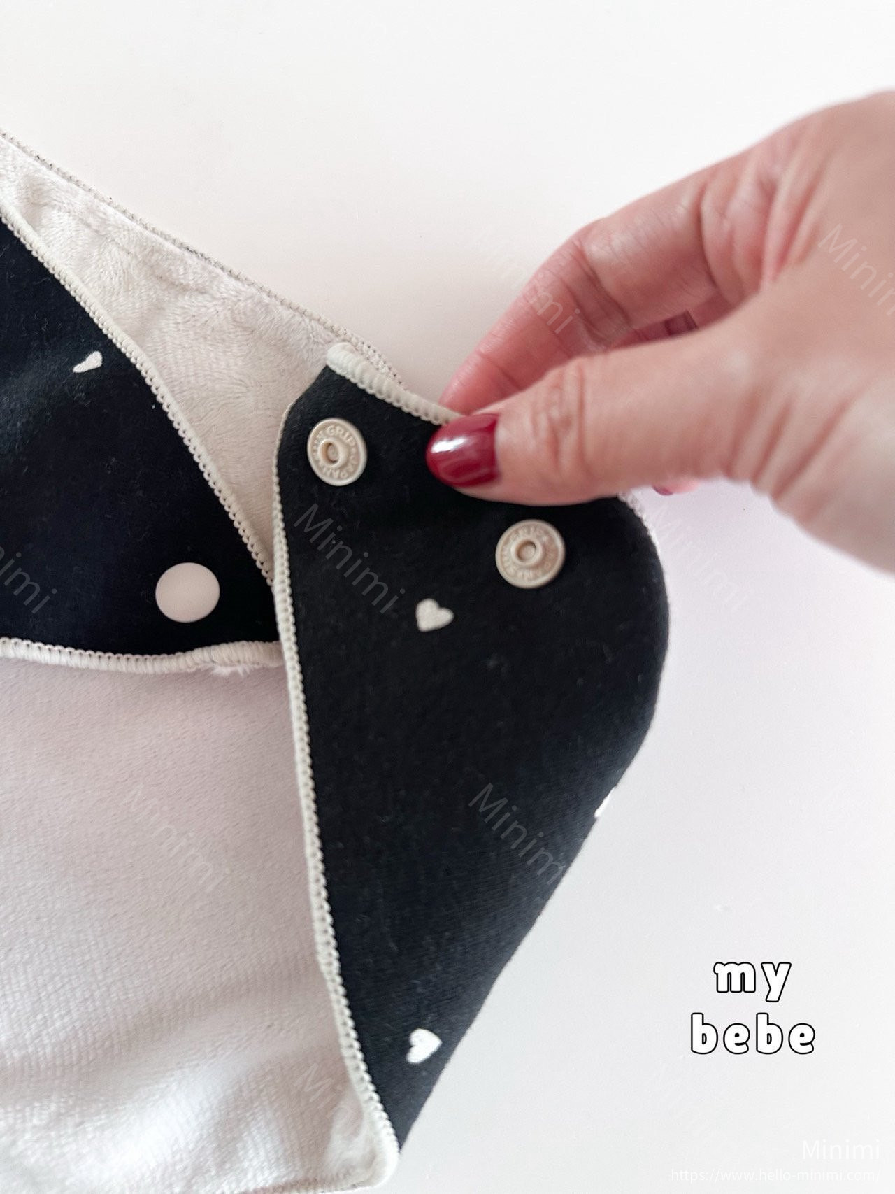 my_bébé Mink Bib 細節圖 7