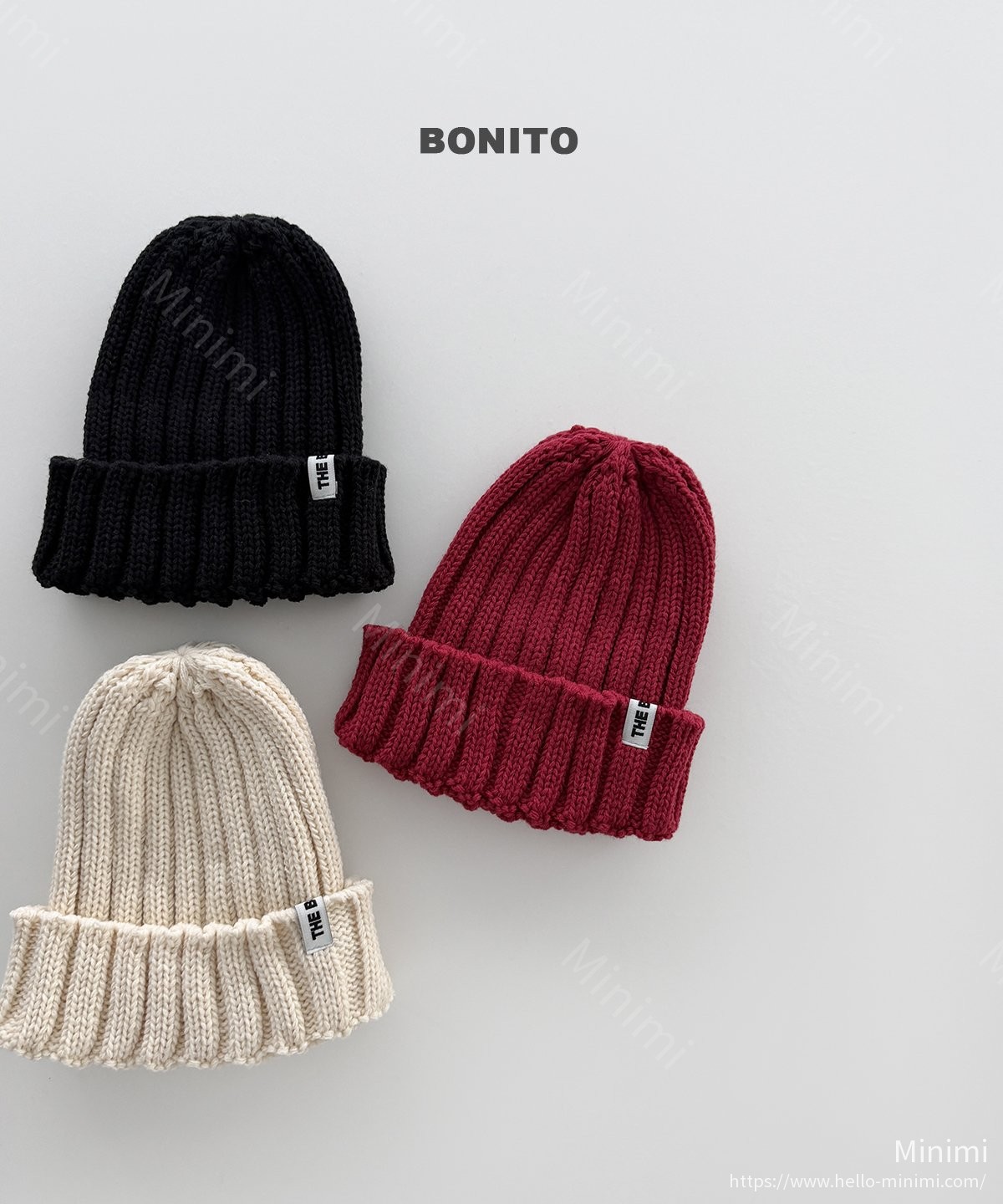 BONITO Rib Knit Beanie 細節圖 1