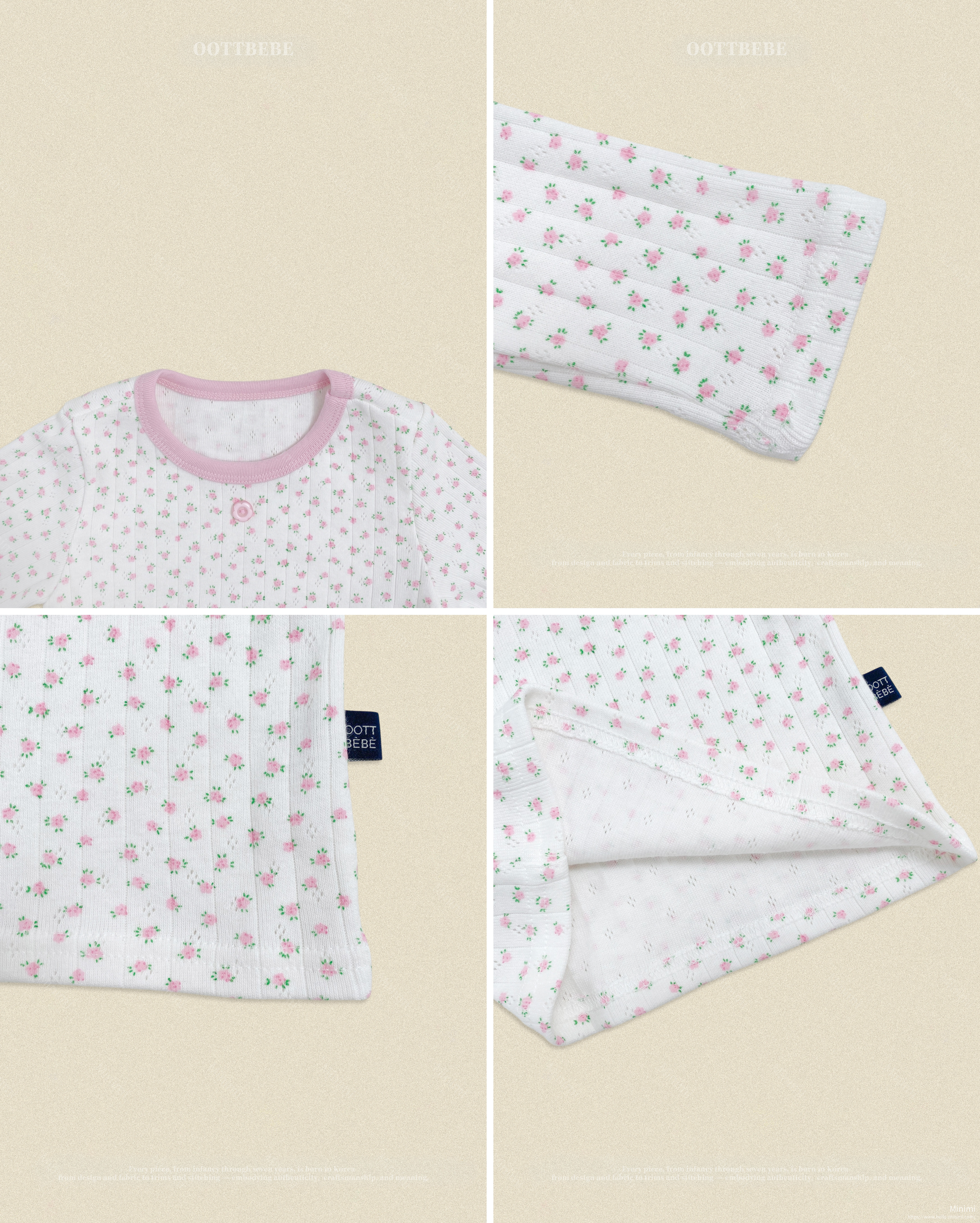 oott bebe Coco Flower Loungewear 細節圖 7