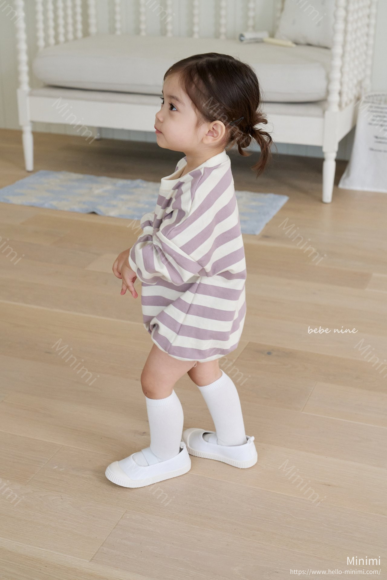 bebe nine Nine Soft Knee Socks 細節圖 3
