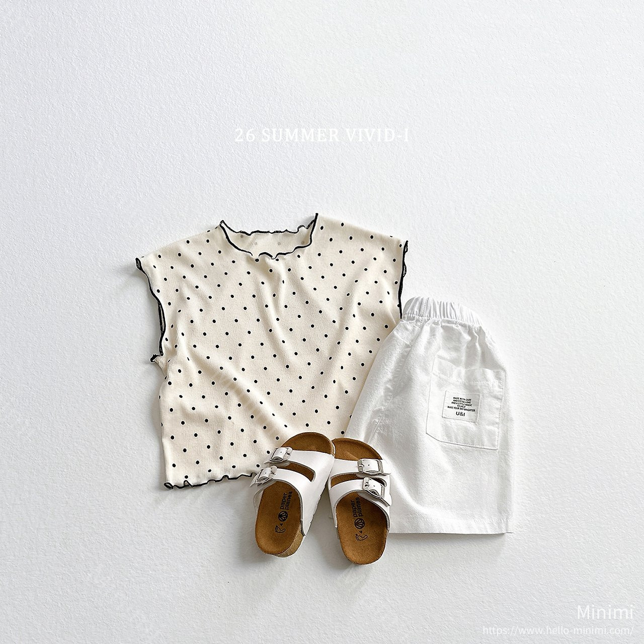 VIVID-I Strawberry Dot Fluted T-Shirt 細節圖 11