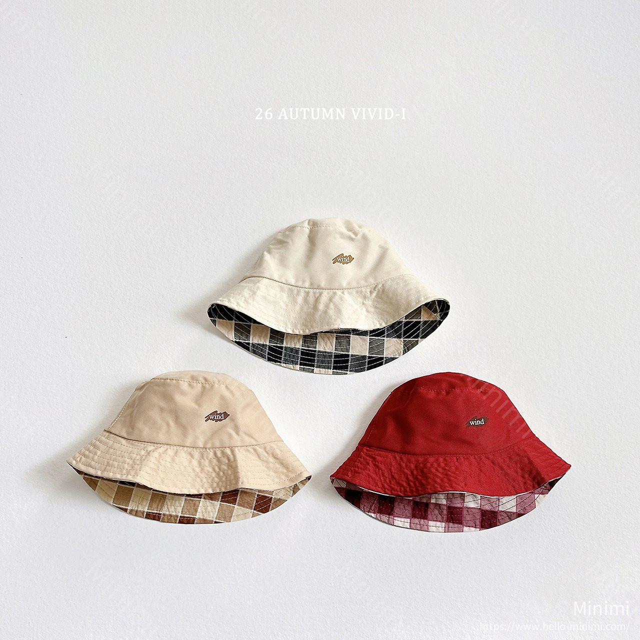 VIVID-I Wind Bucket Hat - 韓國童裝代購主圖