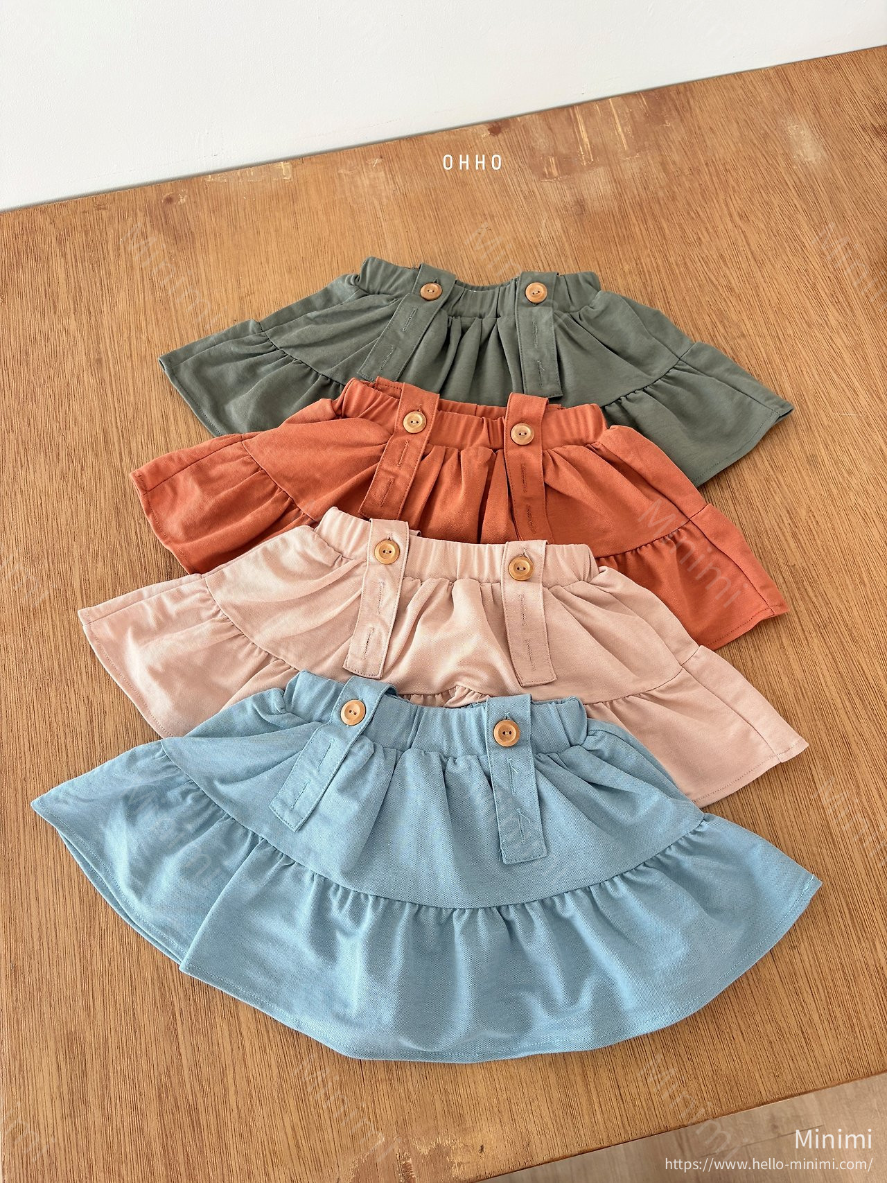 OHHO Forest Shirring Strap Skirt 細節圖 12