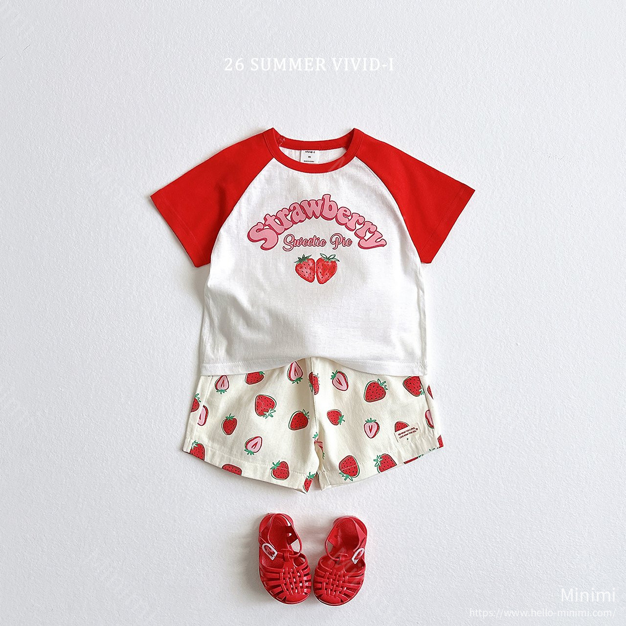 VIVID-I Strawberry Raglan T-Shirt 細節圖 14