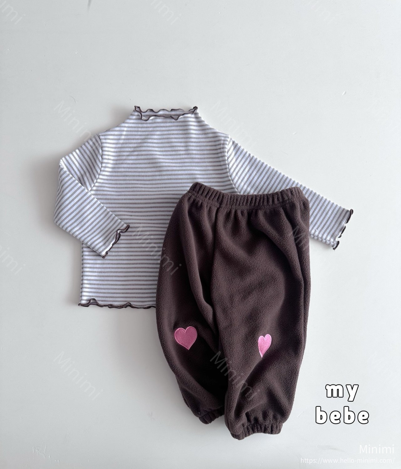 my_bébé Heart Fleece Pants 細節圖 11