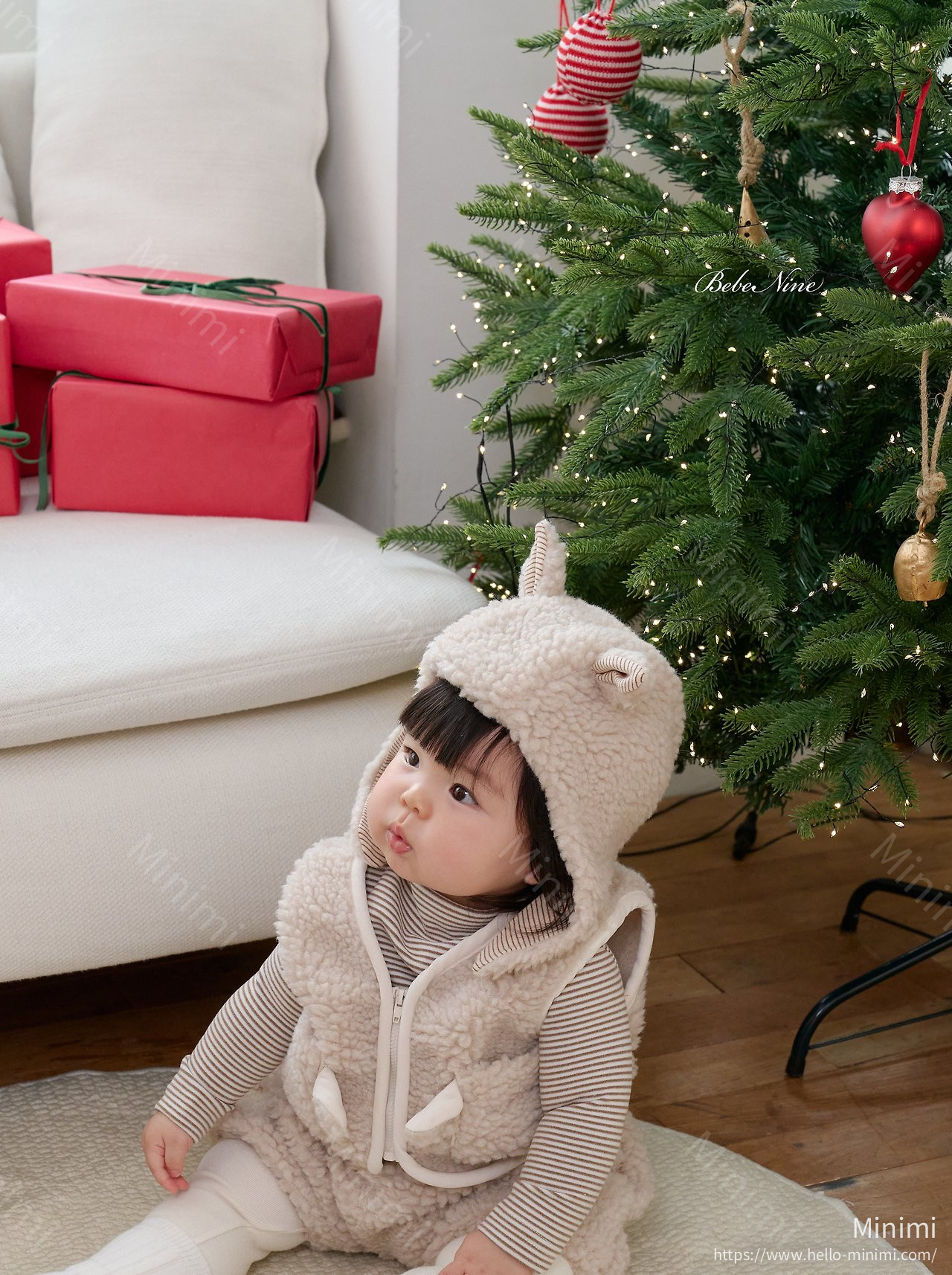 bebe nine Little Lamb Bonnet 細節圖 13