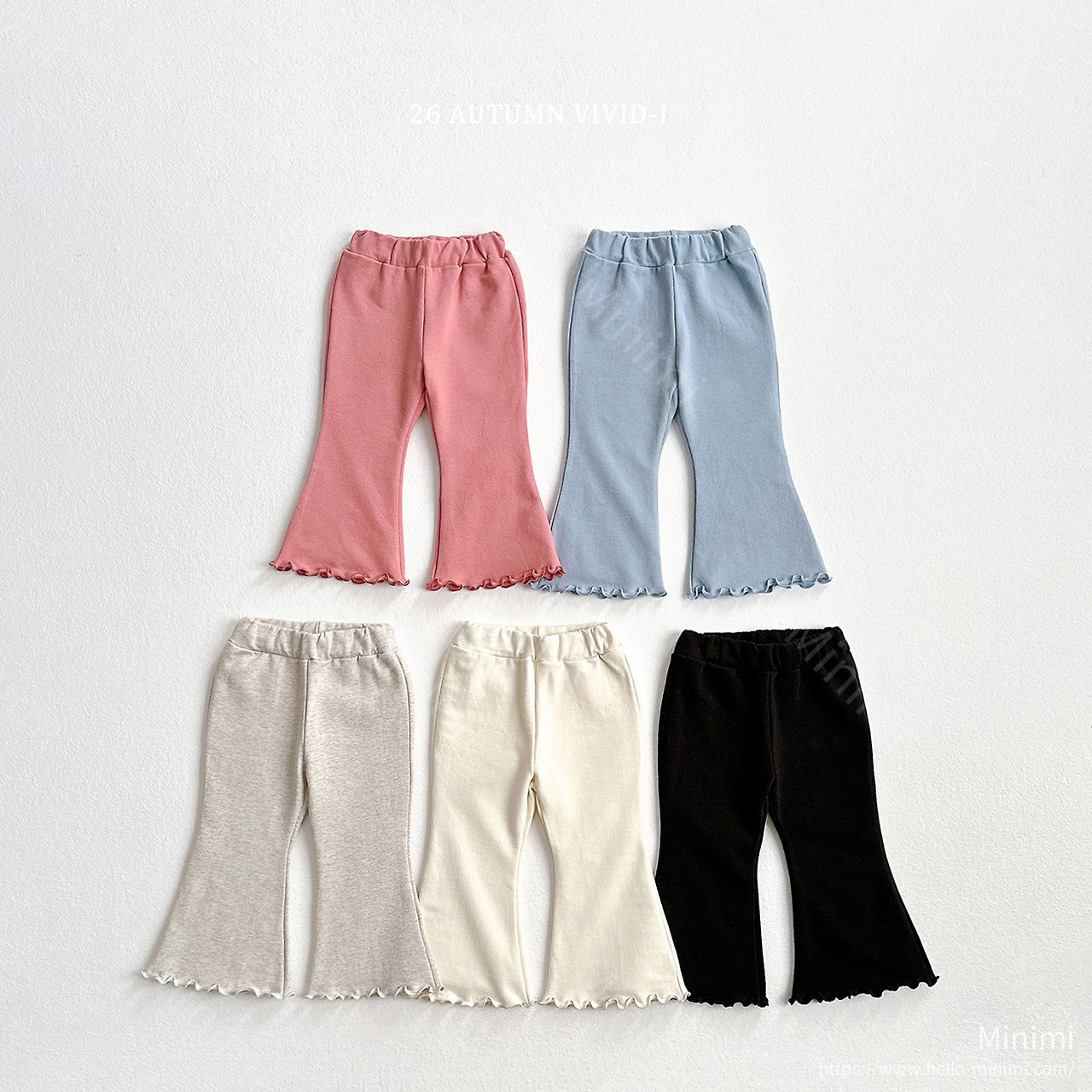 VIVID-I Solid Span Ruffle Pants 細節圖 1