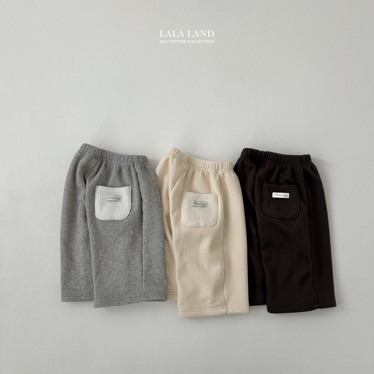 Span Ribbed Mink Pants