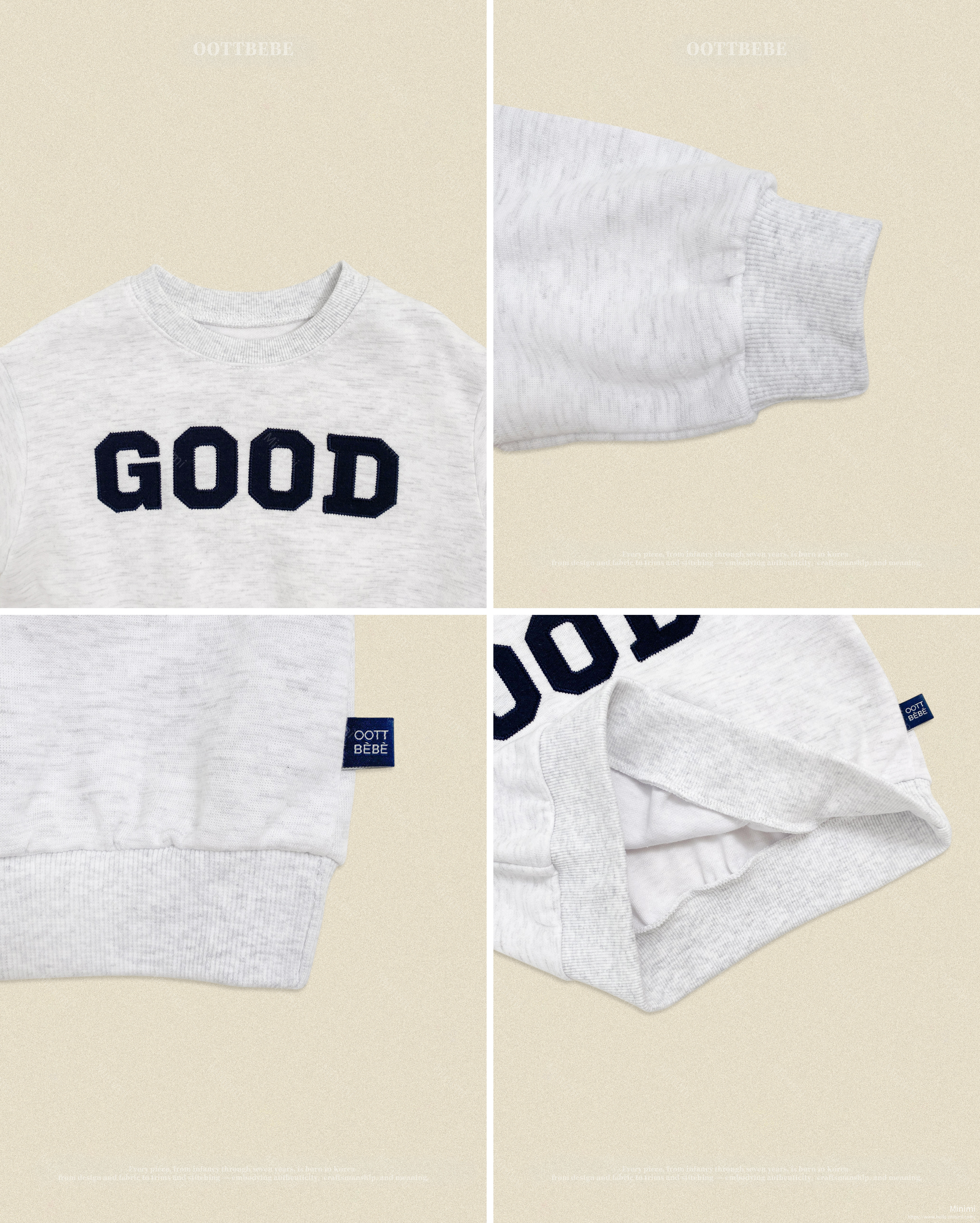 oott bebe Good Sweatshirt (Kids) 細節圖 10