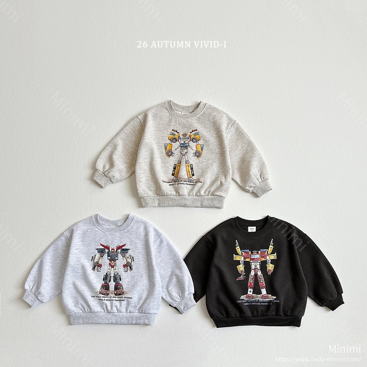 VIVID-I Vintage Robot Sweatshirt 細節圖 1