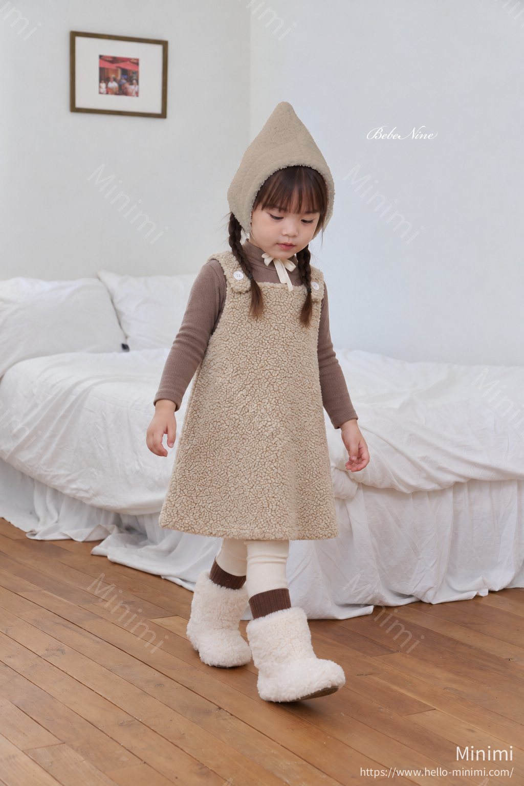 bebe nine Poodle Pinafore Dress 細節圖 16