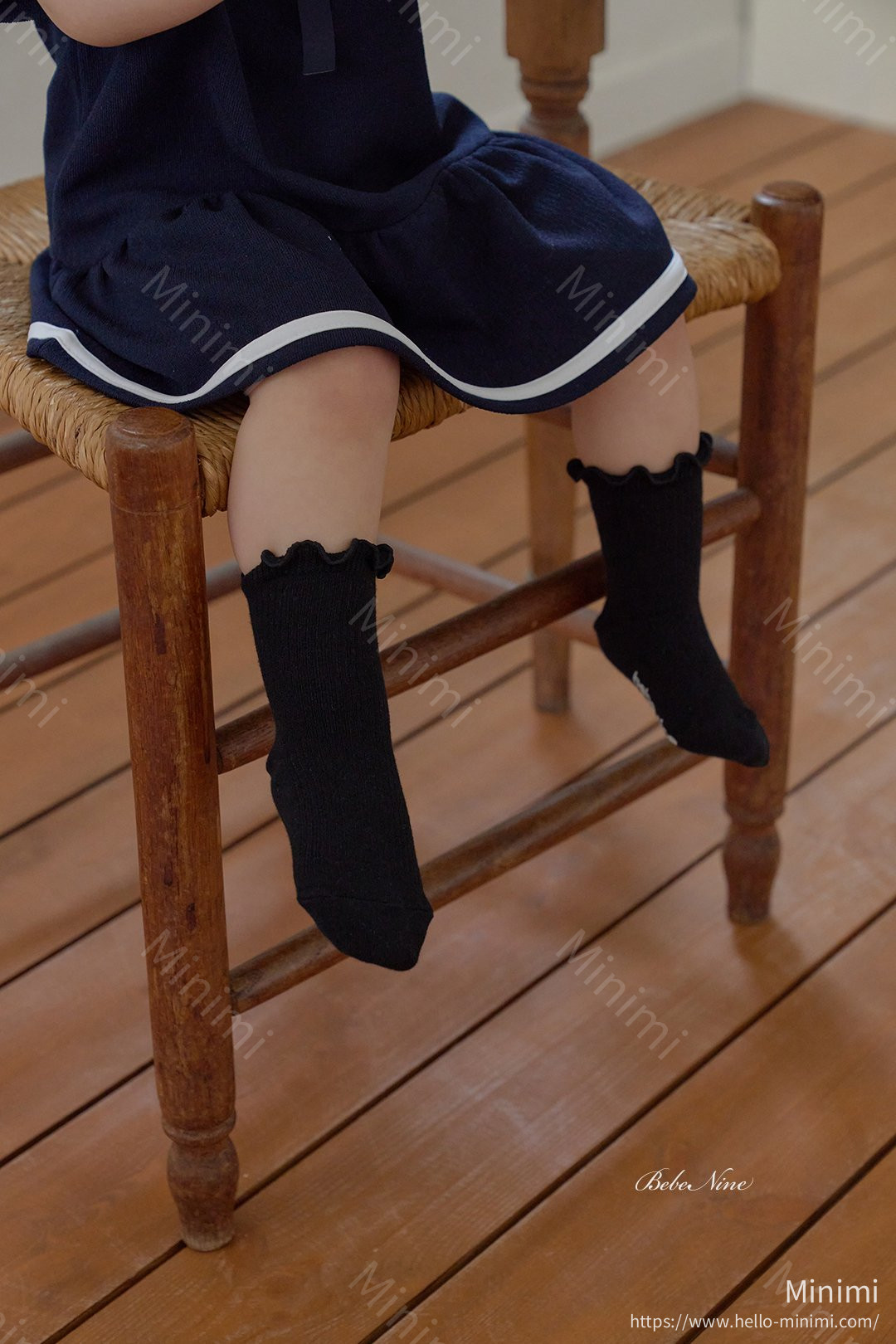 bebe nine Nine Frill Knee Socks 細節圖 13