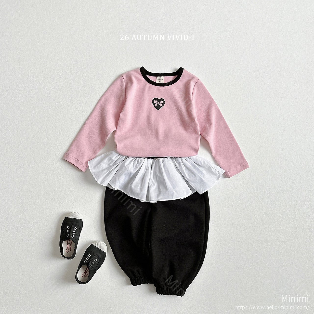 VIVID-I Ribbon Heart Span T-shirt 細節圖 4