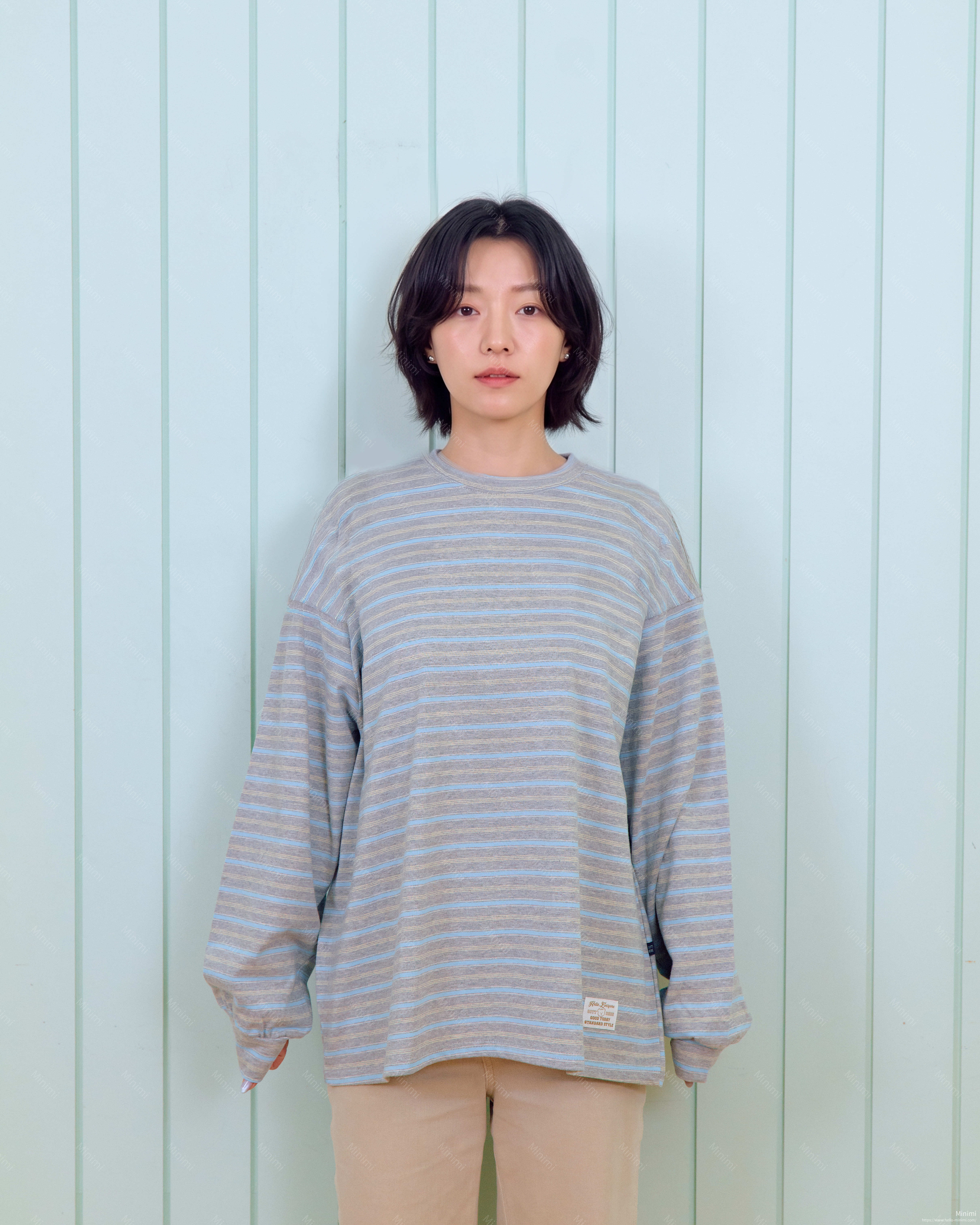oott bebe Tomboy Ribbed T-shirt (Adult) 細節圖 5