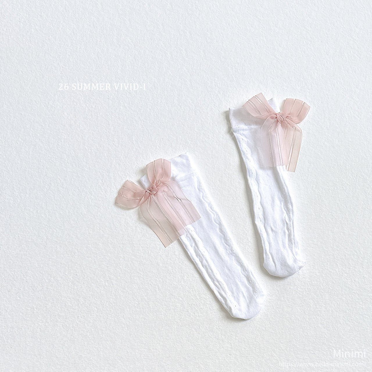 VIVID-I Lace Ribbon Socks 細節圖 3