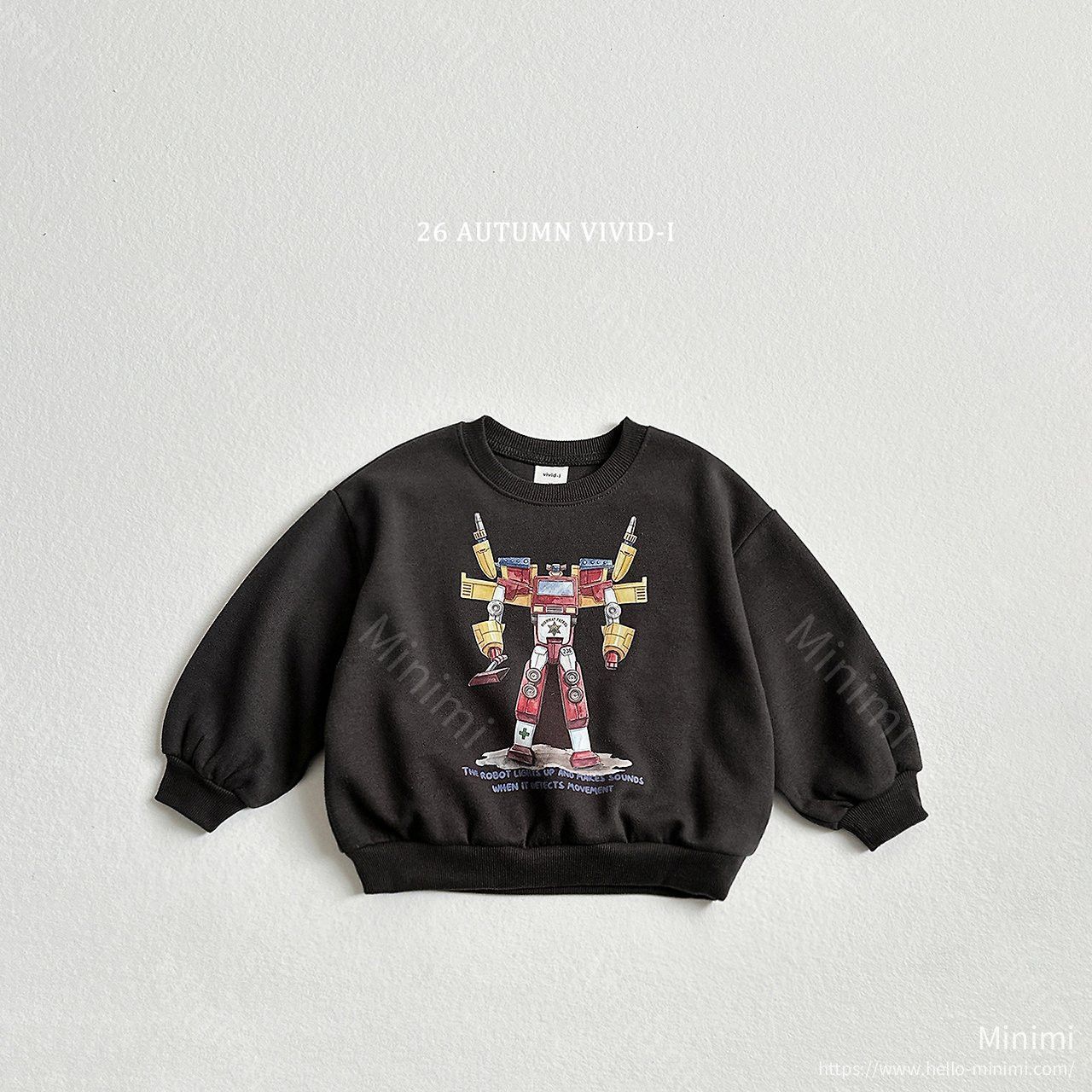 VIVID-I Vintage Robot Sweatshirt 細節圖 4