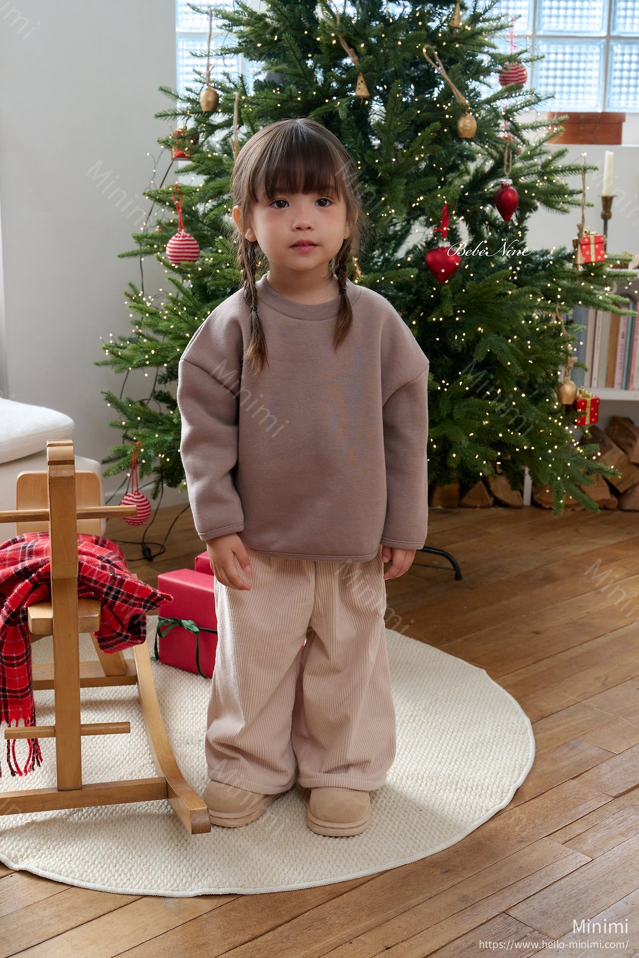 bebe nine Mona Brushed-Lining Sweatshirt 細節圖 9