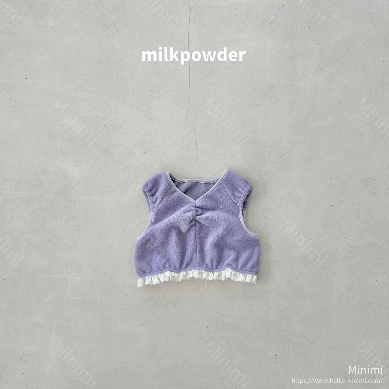 milkpowder Soft Fleece Vest 細節圖 11
