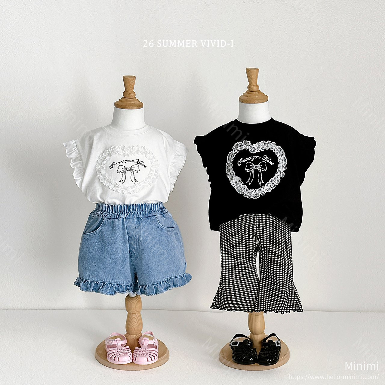 VIVID-I Lace Heart Ruffle T-Shirt 細節圖 18