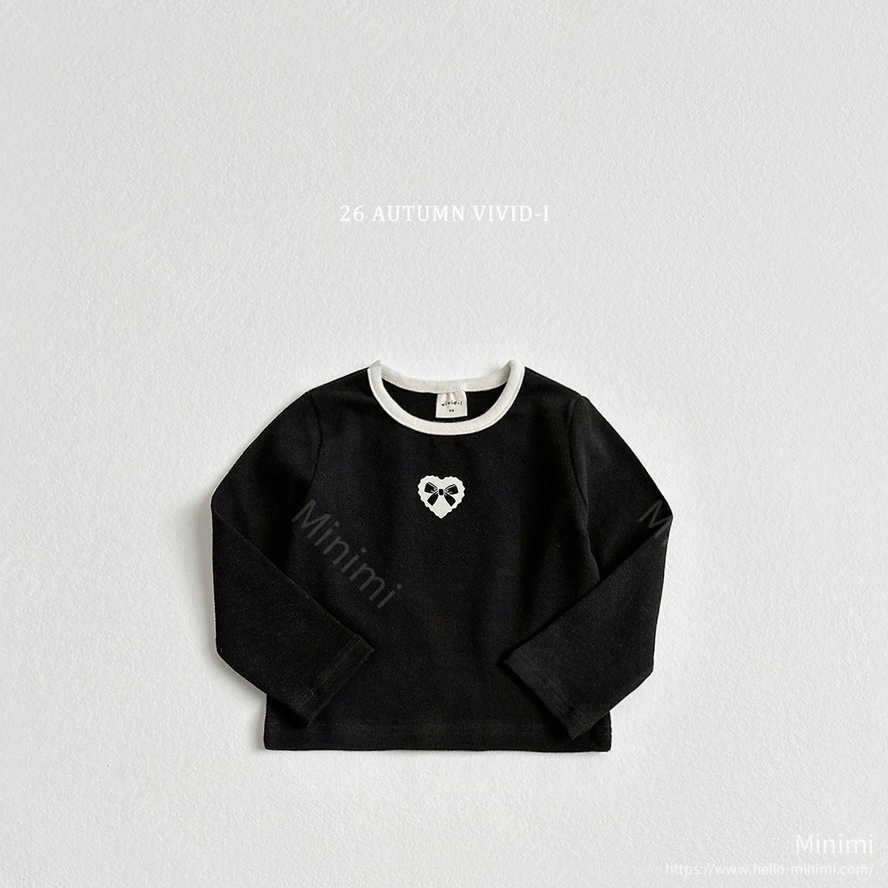 VIVID-I Ribbon Heart Span T-shirt 細節圖 3