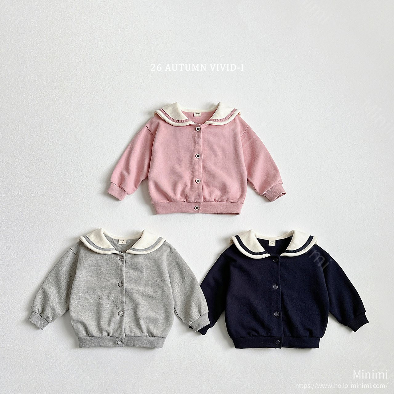 VIVID-I Classic Sailor Cardigan 細節圖 1