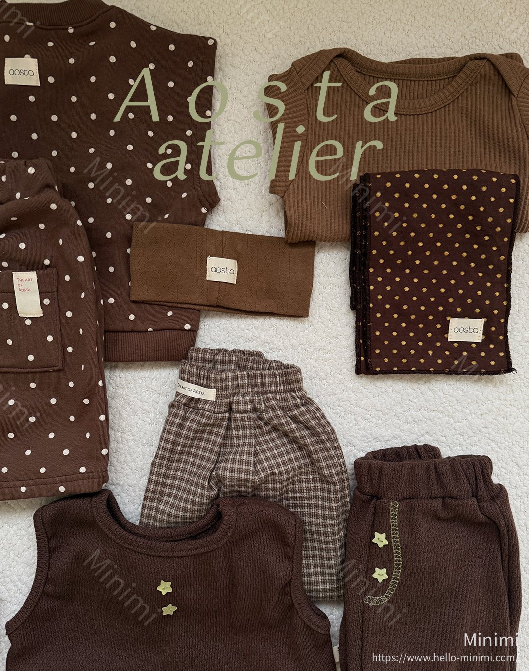 Aosta atelier Choco Chip Muffler 細節圖 11
