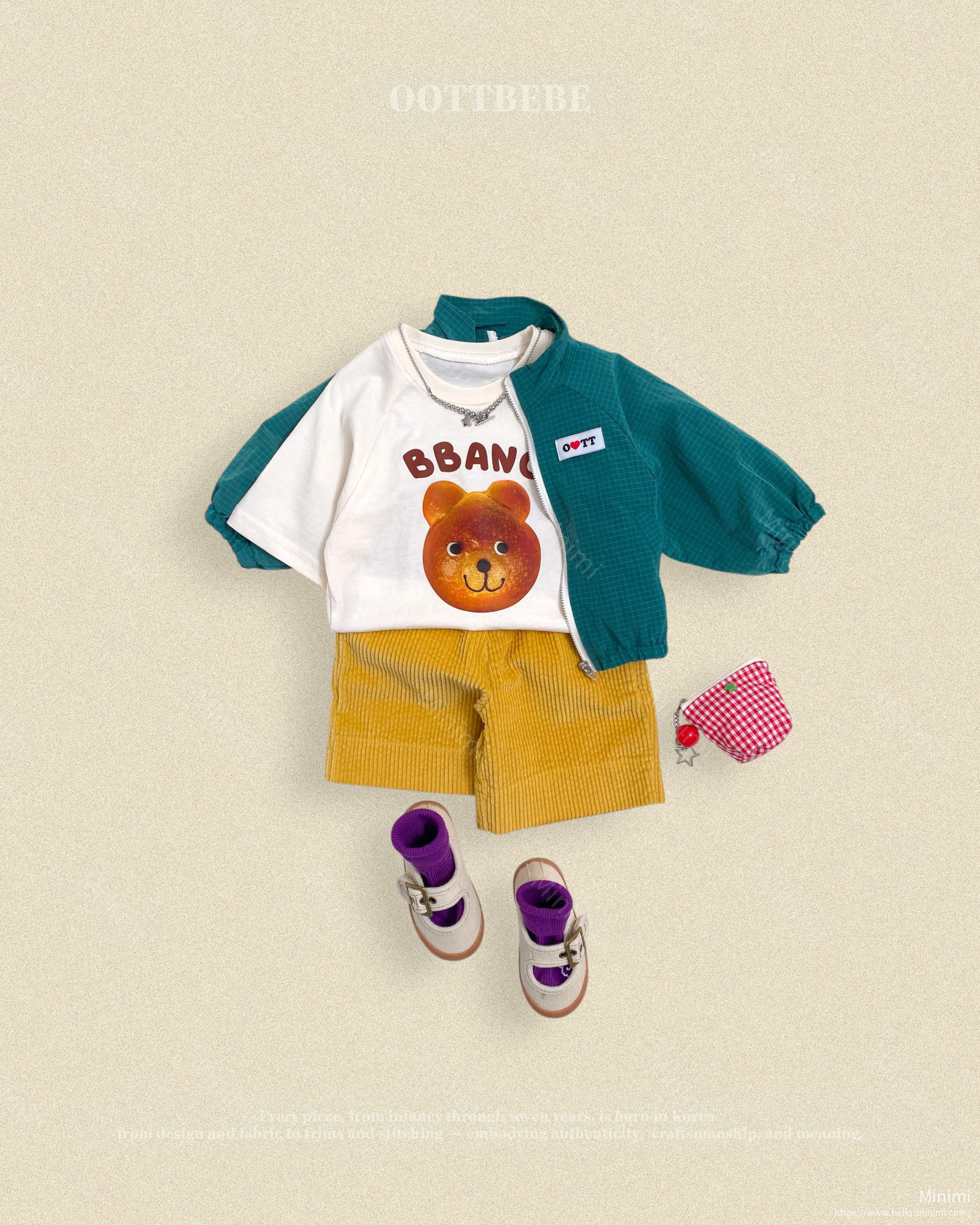oott bebe Teen Windbreaker 細節圖 2