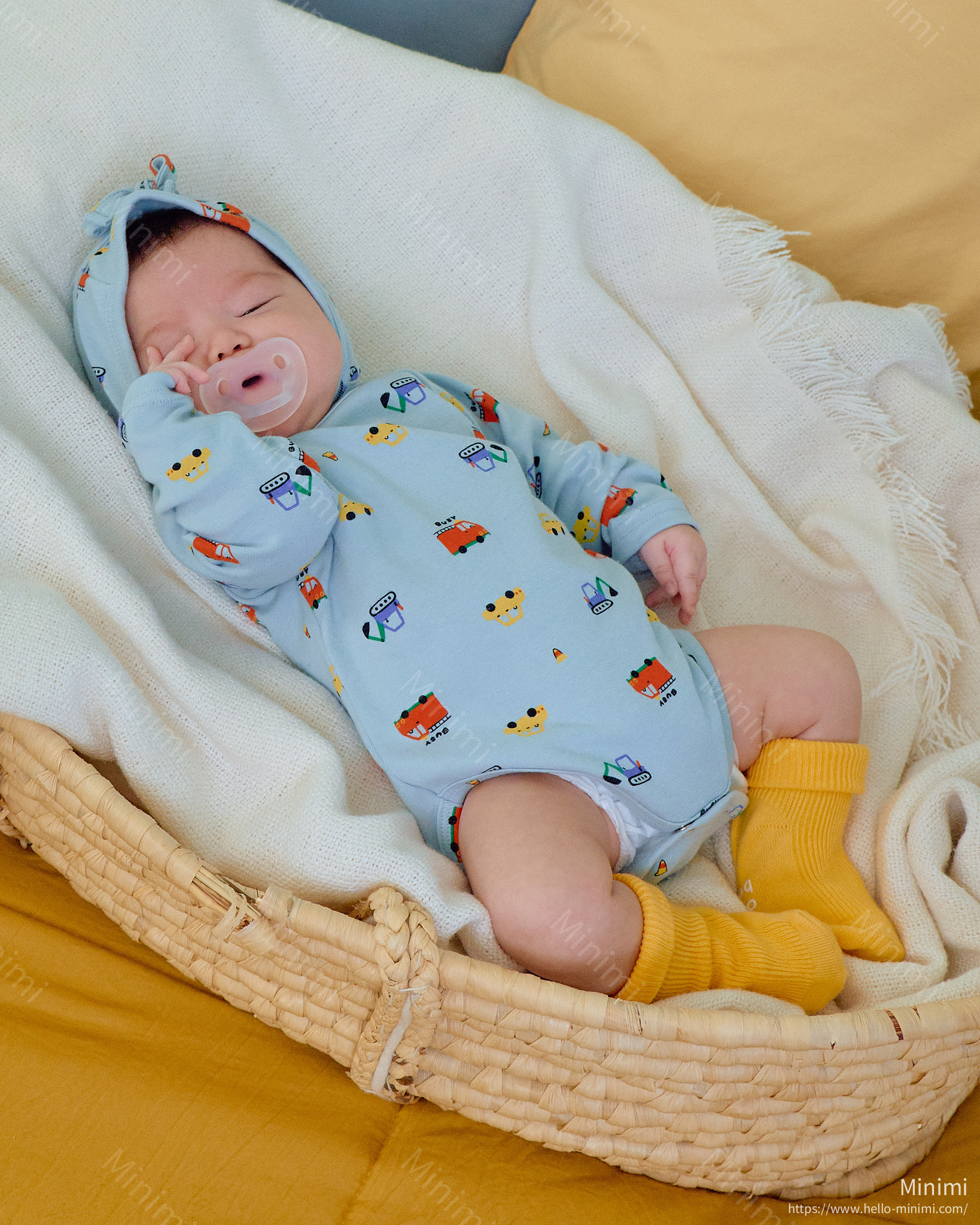 oott bebe Car Bodysuit + Bonnet Set 細節圖 20