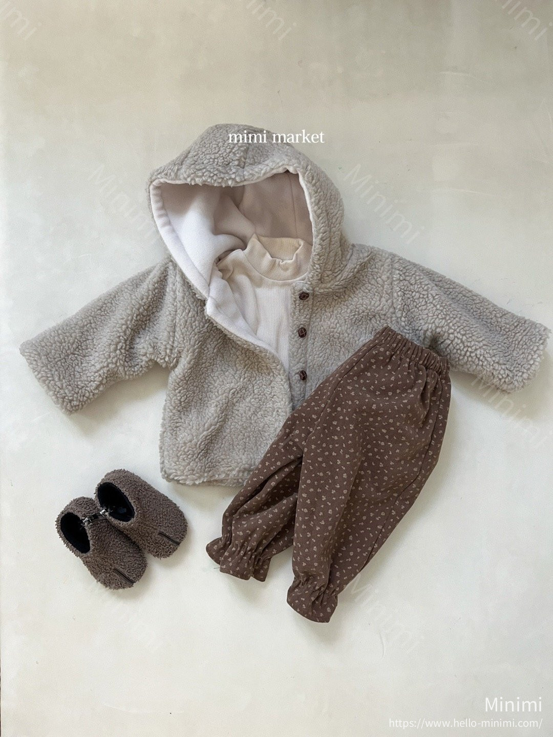 mimi-market Flower Corduroy Pants 細節圖 1