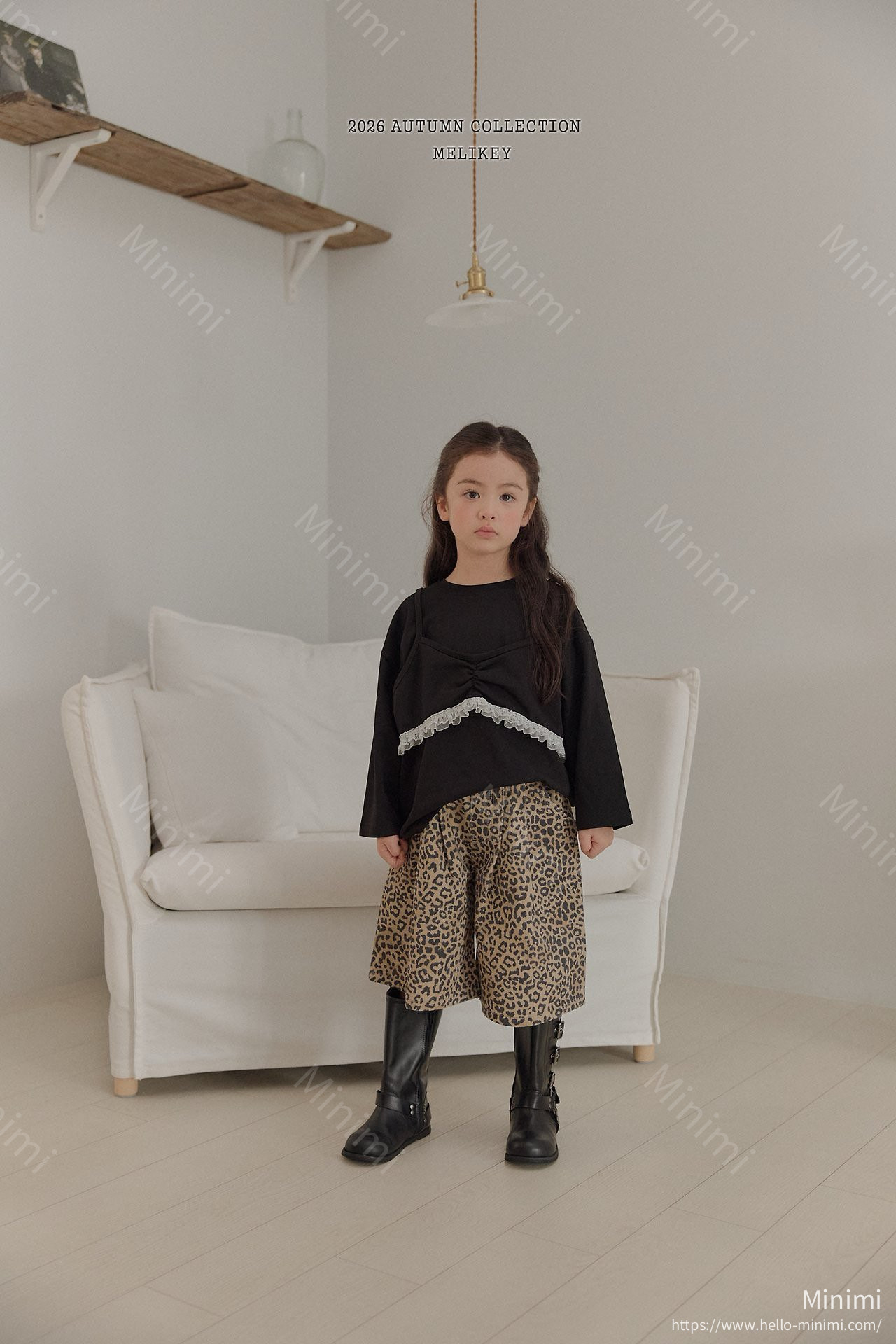 Melikey Leopard Heart Bermuda Shorts 細節圖 22
