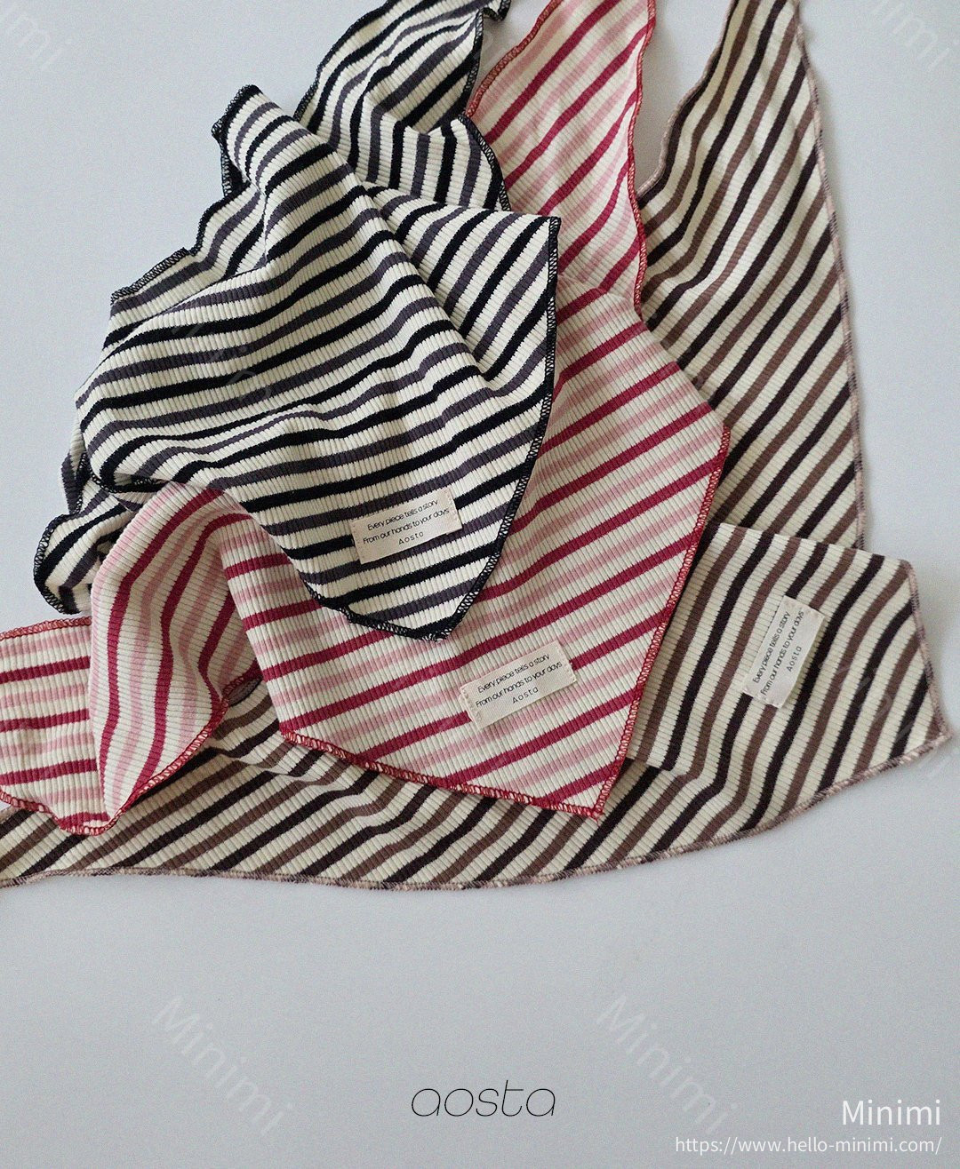 Aosta atelier Crayon Scarf 細節圖 14