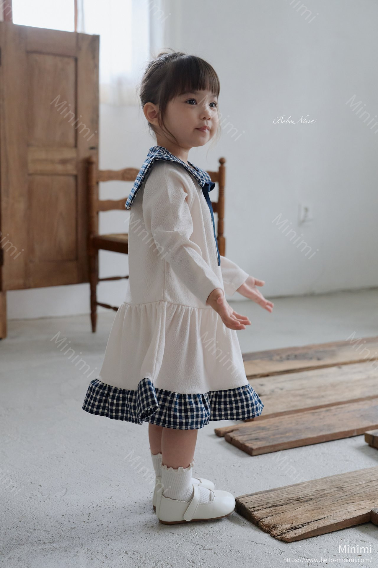 bebe nine Maison Check Dress 細節圖 11