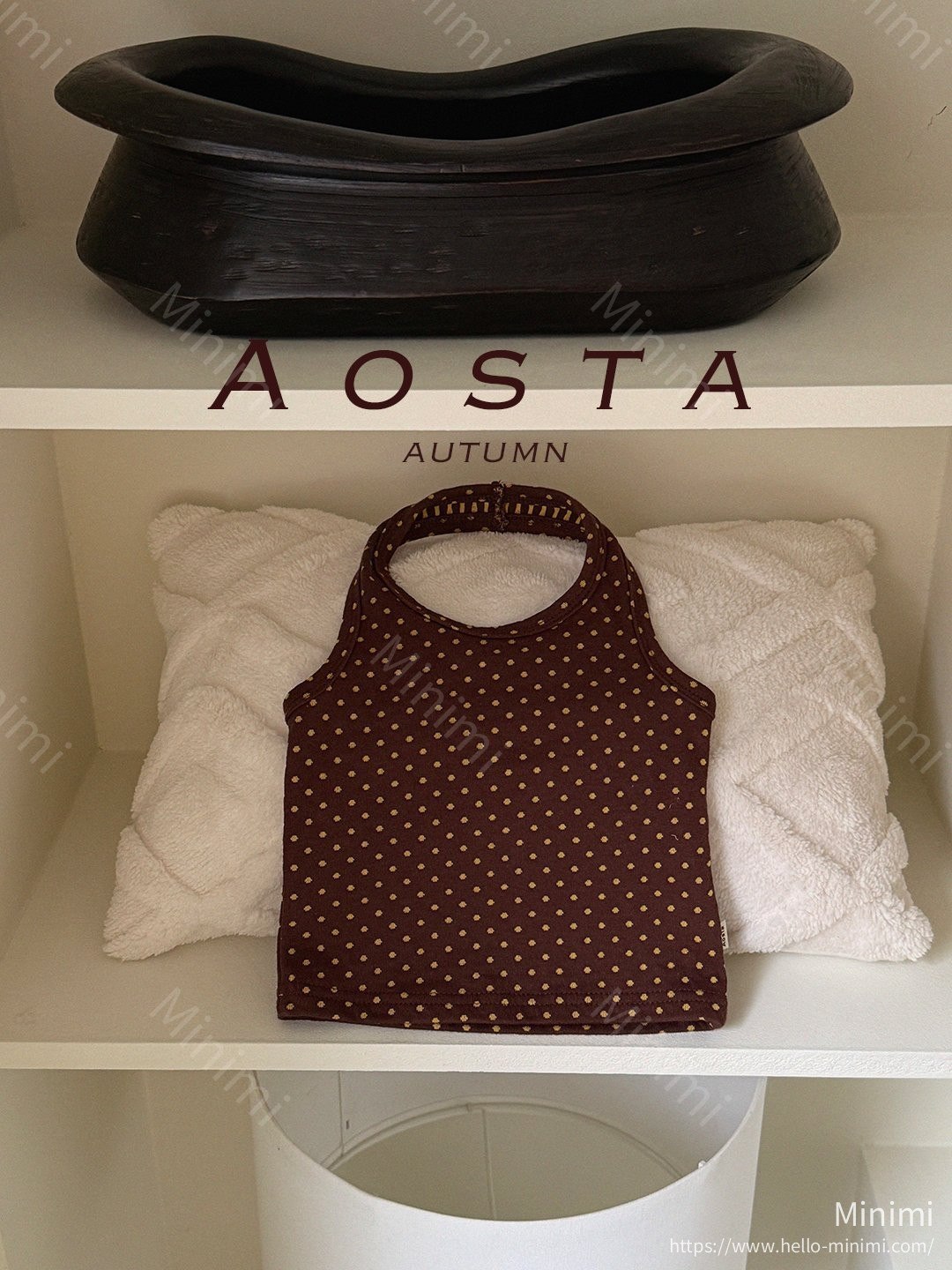Aosta atelier Choco Chip Halter Neck 細節圖 18