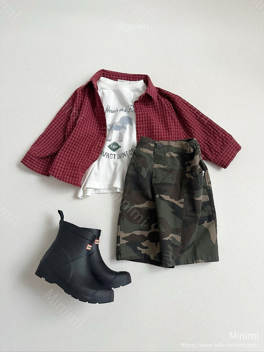 digreen Camo Bermuda 細節圖 7