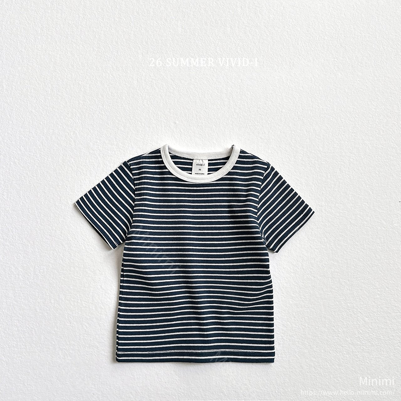 VIVID-I Striped Ribbed Bound T-Shirt 細節圖 5