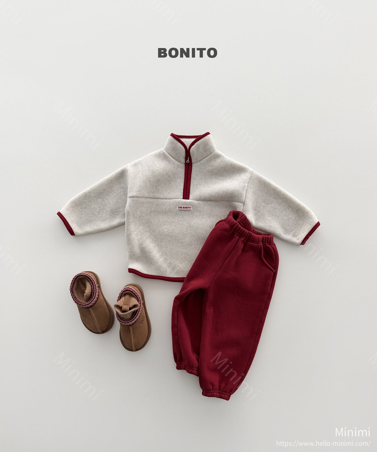 BONITO Cotton Candy Colorblock Half-Zip 細節圖 3