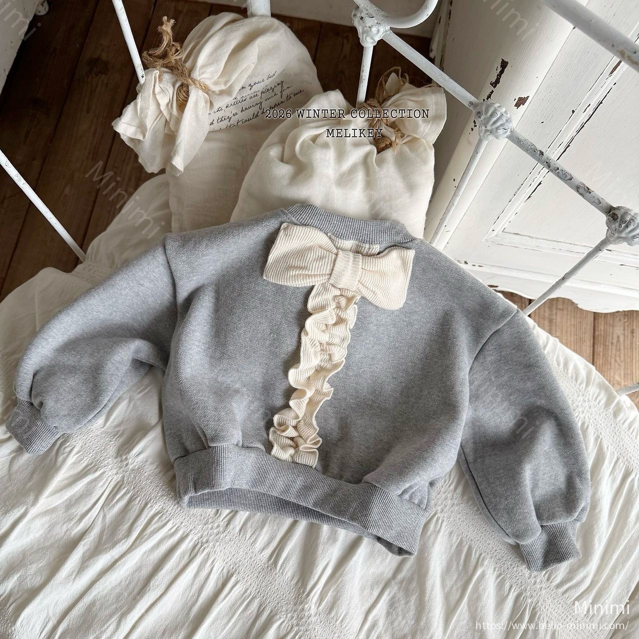 Melikey Ribbon Frill Sweatshirt 細節圖 54