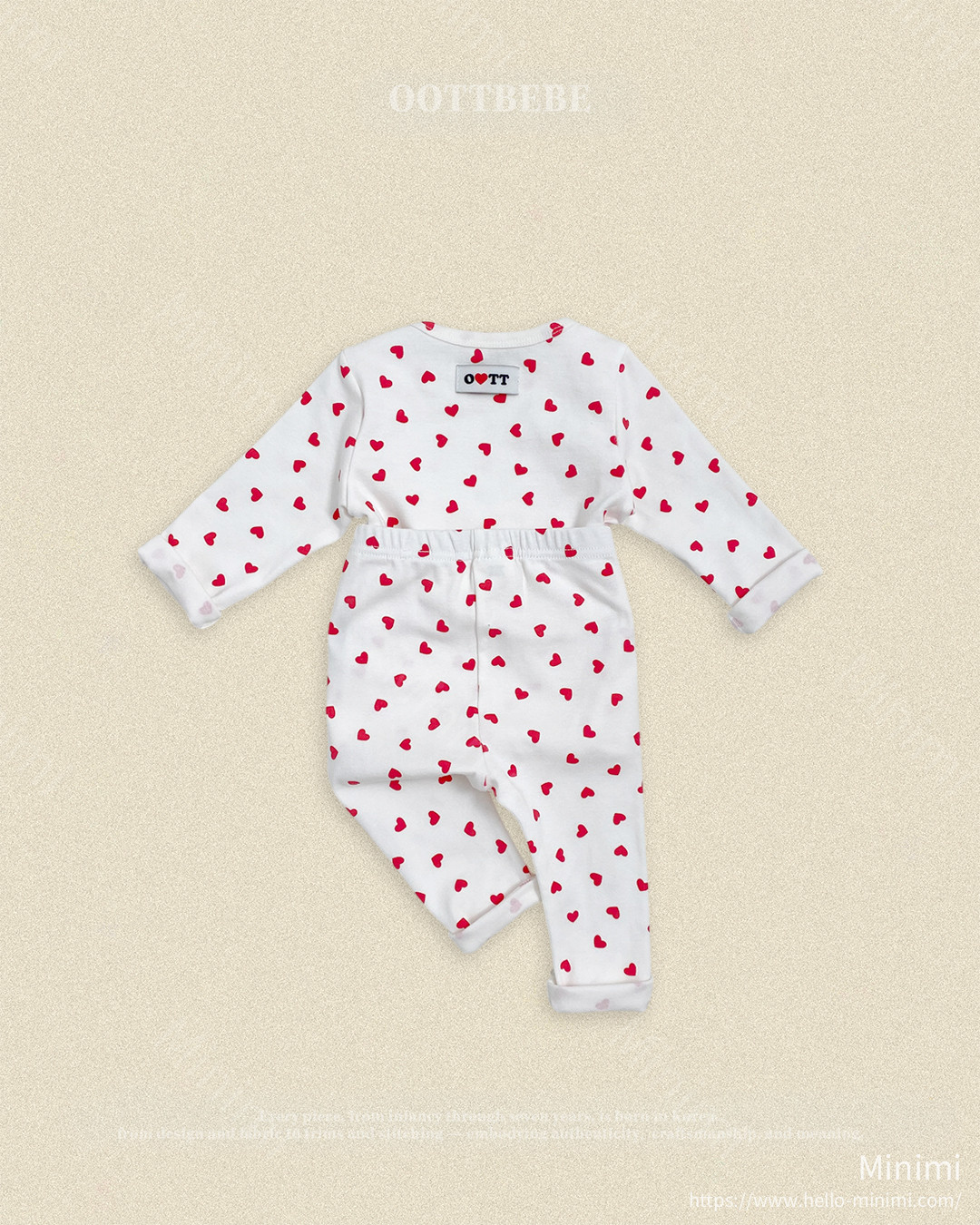 oott bebe Petite Heart Loungewear 細節圖 5