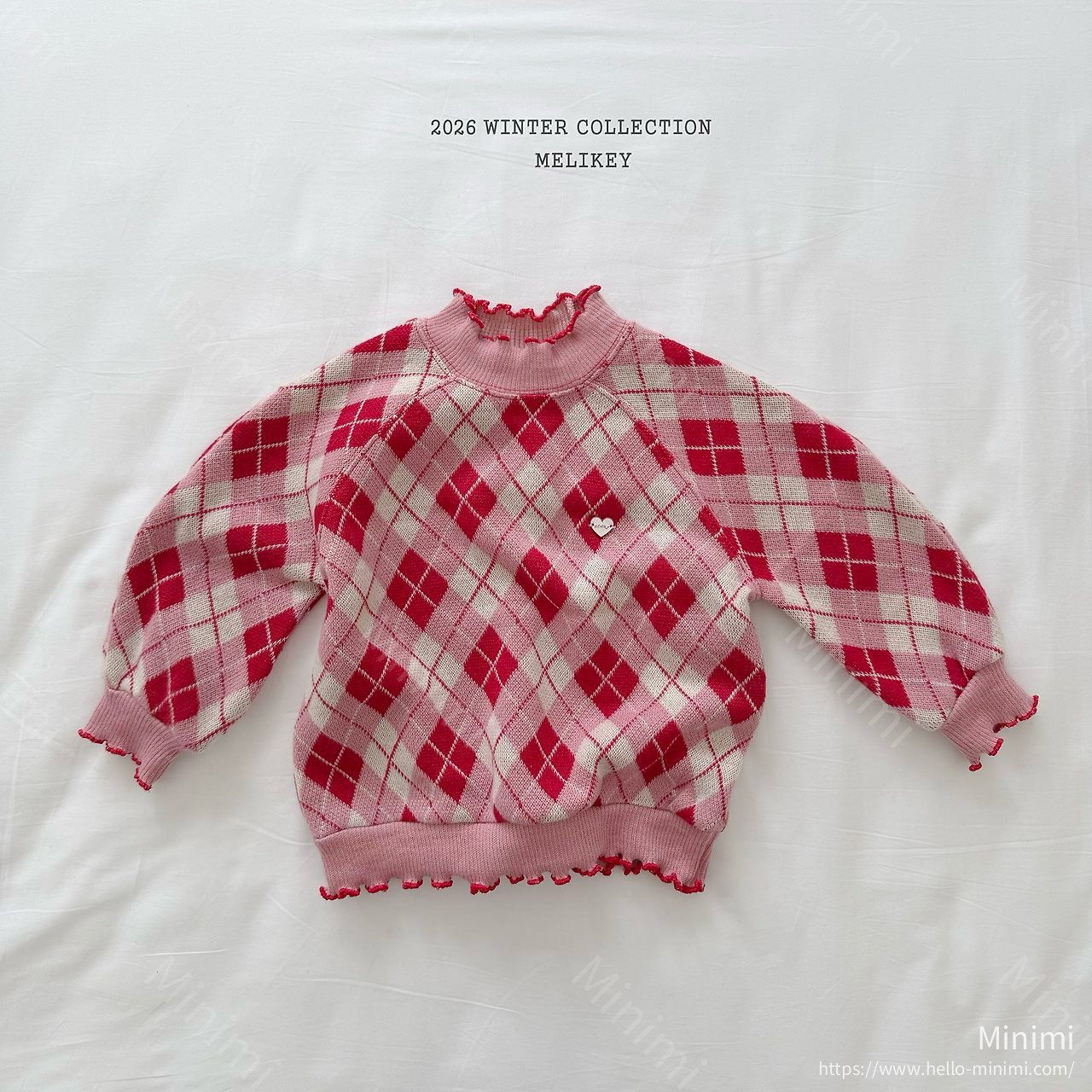 Melikey Ash Argyle Sweatshirt 細節圖 26