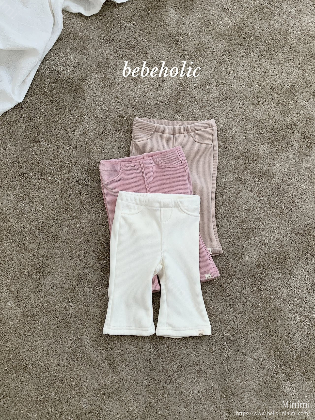 BEBEHOLIC Basil Ribbed Boots-cut 細節圖 6