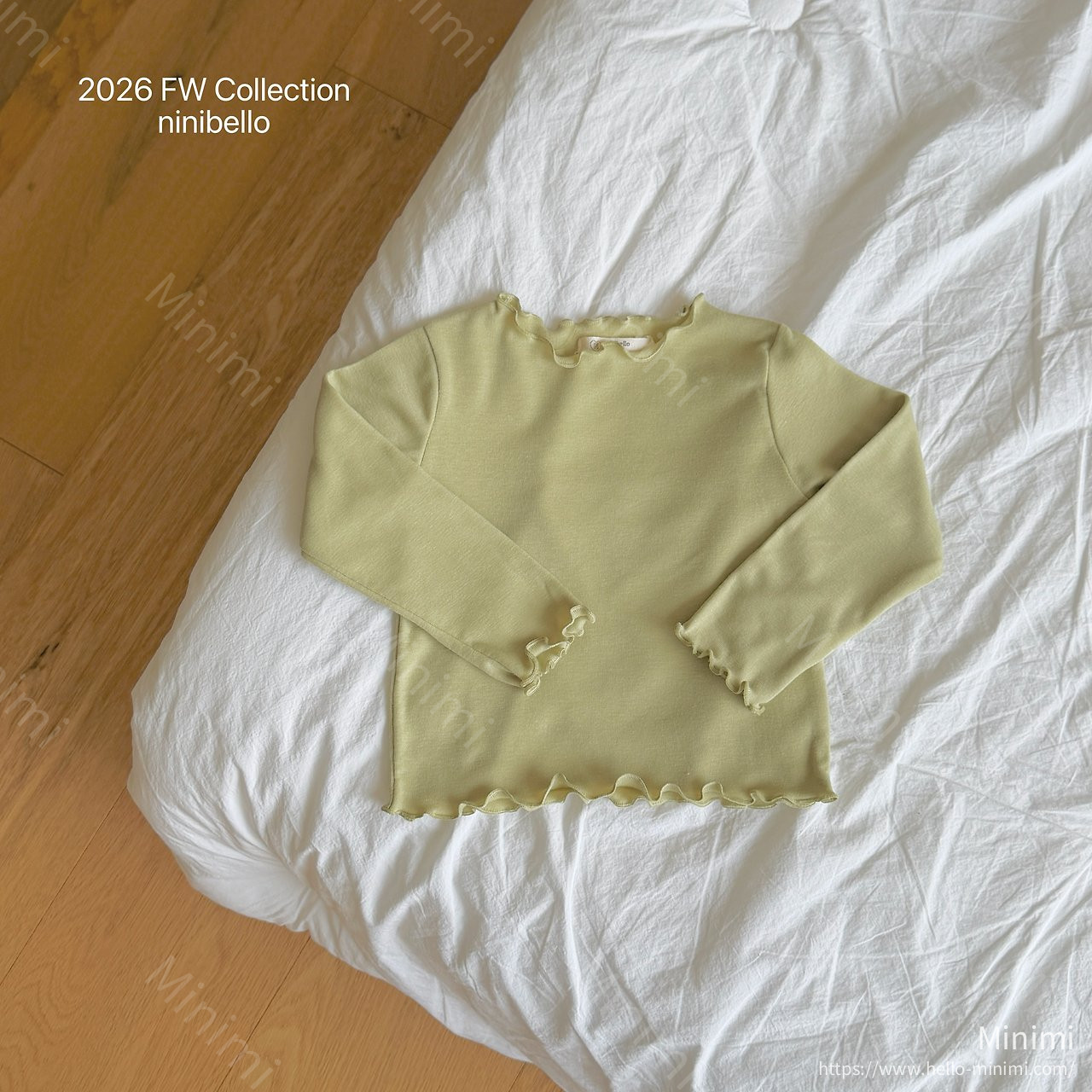 ninibello Soft Frill T-shirt 細節圖 5