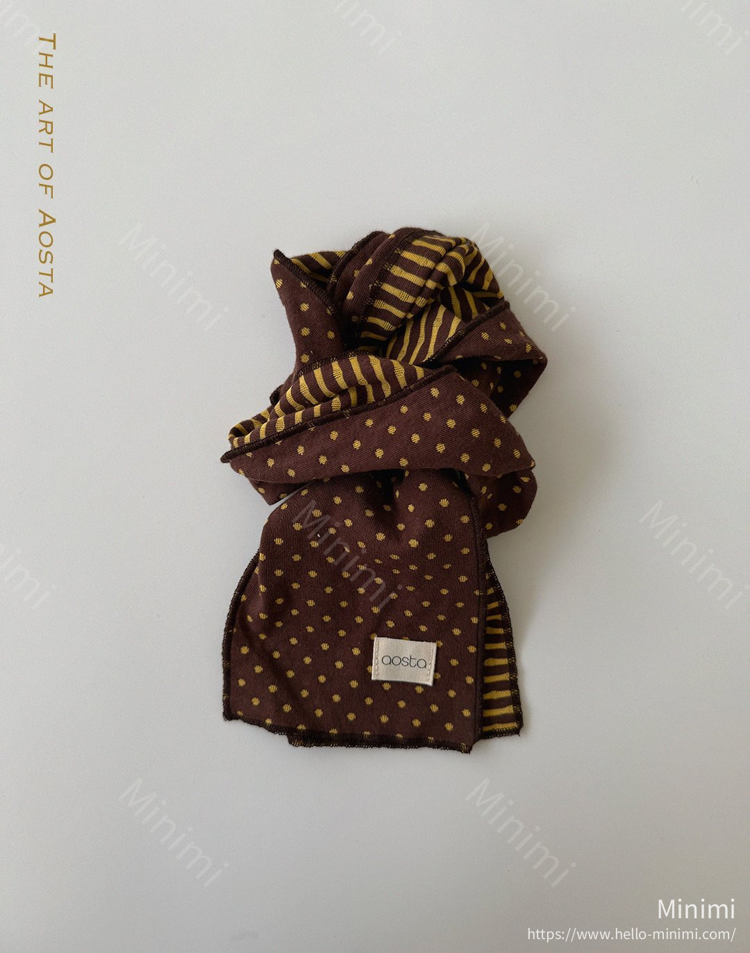 Aosta atelier Choco Chip Muffler 細節圖 1