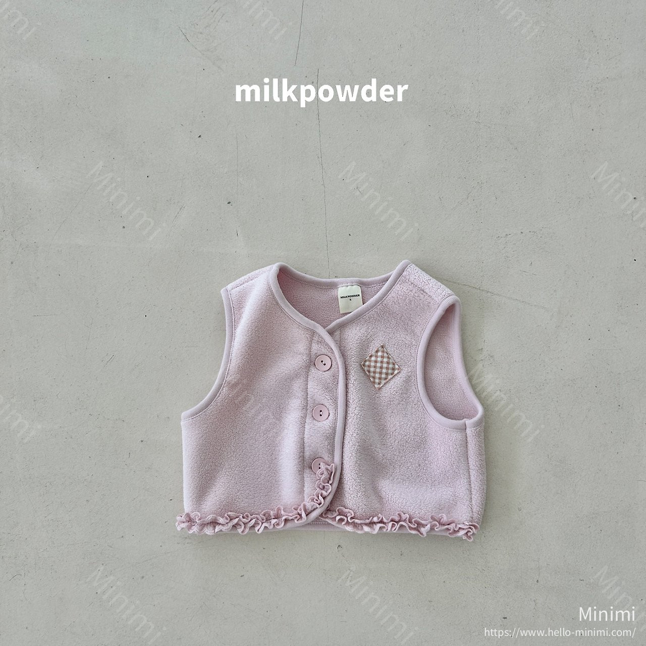 milkpowder Fogny Fleece Vest 細節圖 6