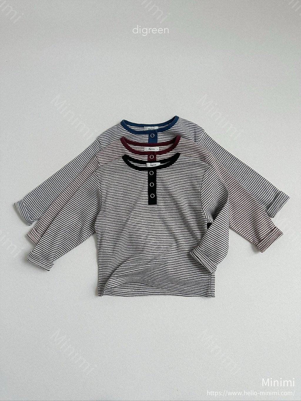 digreen Henley Neck Aletty Tee 細節圖 2