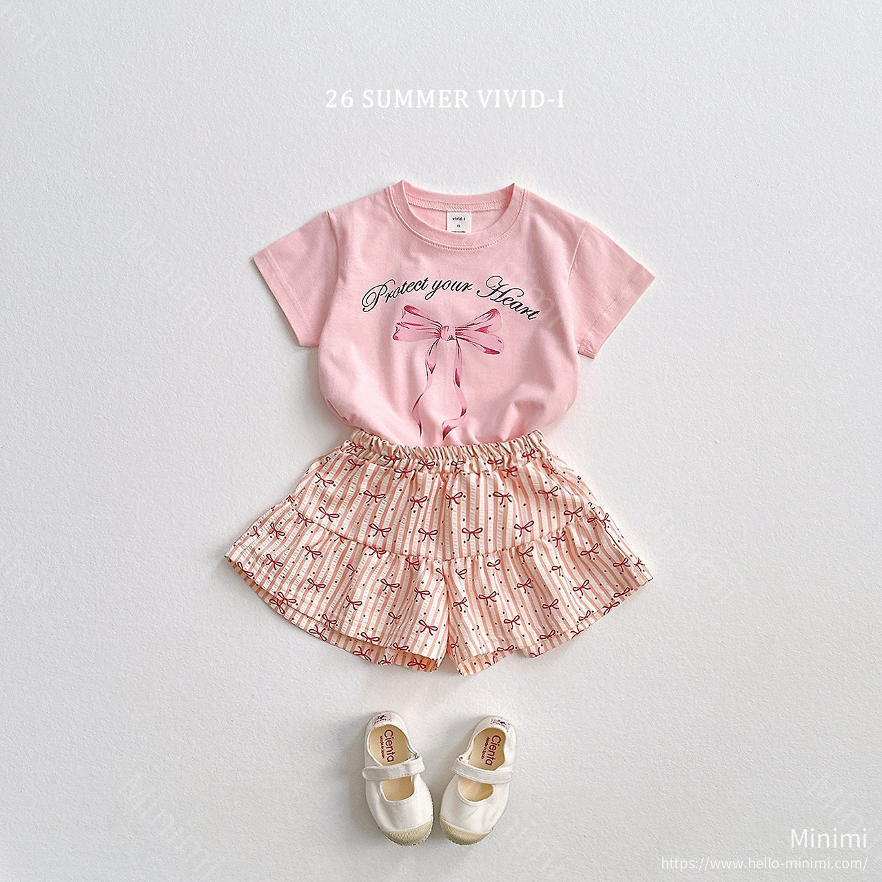 VIVID-I Ribbon Flared T-Shirt Set 細節圖 9