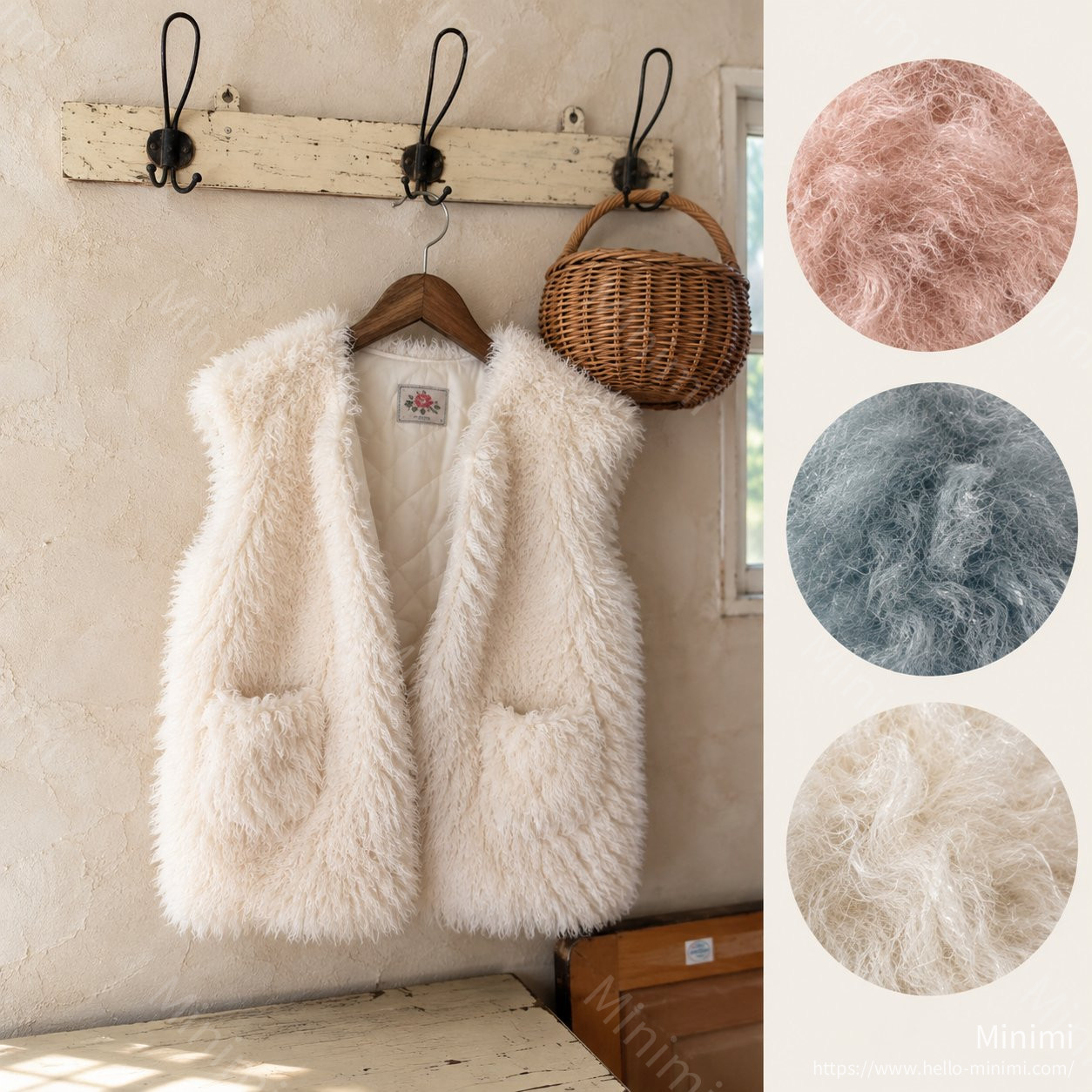Oren Shirley Shearling Fur Vest 細節圖 1